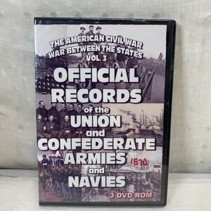Official Records Of Union Confederate Armies And Navies 3 Dvd Rom For Computer‎